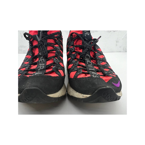Nike ACG React Terra Gobe 5 Trail Running Sneakers Red Black Men's Size 9 - Picture 8 of 9